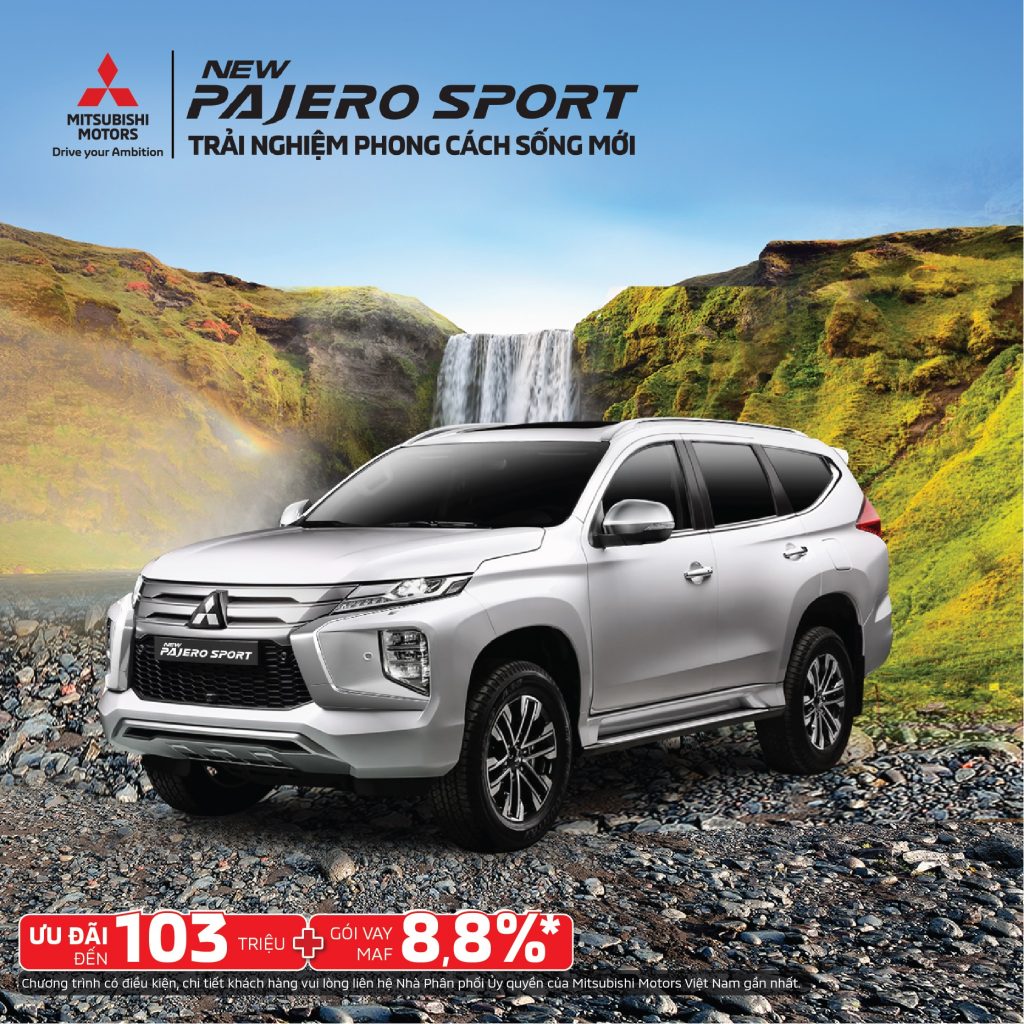 Bảng giá Mitsubishi Pajero Sport tháng 04/2023